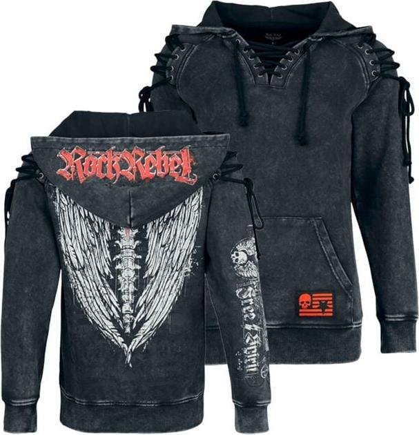 Produktbild Rock Rebel by EMP Rock Rebel Kapuzenpullover (XXL)
