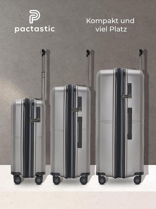 Image du produit Pactastic Collection 01 Set de valises à 4 roulettes 3pcs avec soufflet extensible (221 l)