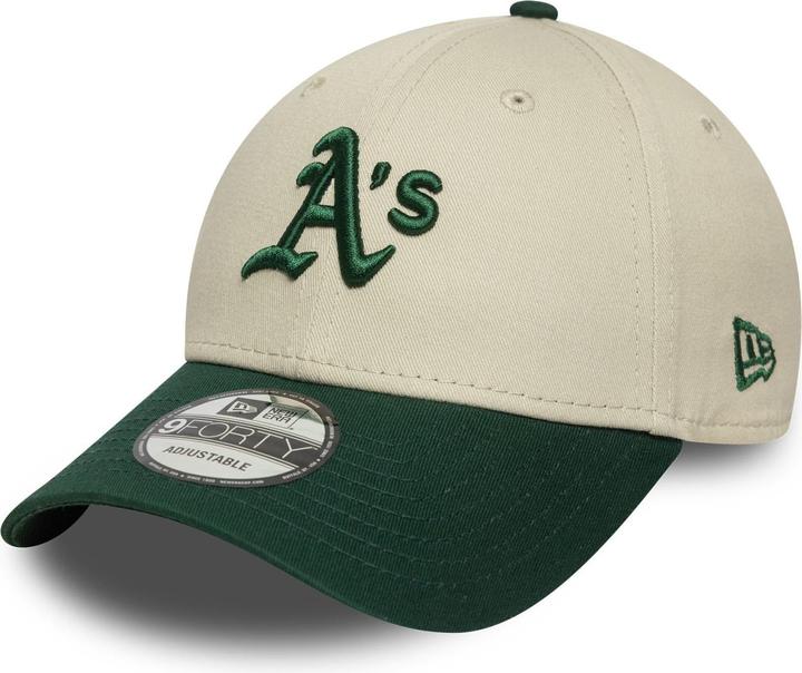 Actual product image New Era 9Forty Strapback Cap - Oakland Athletics Beige