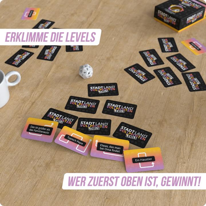 Produktbild Denkriesen Stadt Land Vollpfosten - Levels Family Edition (d) (Deutsch)