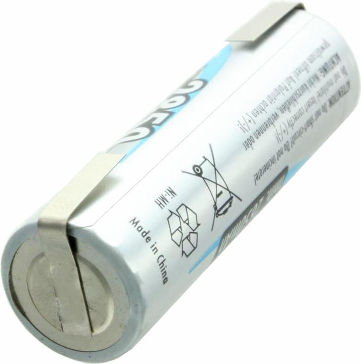 Produktbild Ansmann Akku 1,2 Volt Akku mit 2850mAh mit Lötfahnen in U-Form oder in Z-Form auswählbar (1 Stk., AA, 2850 mAh)