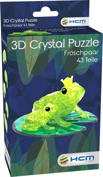 Actual product image HCM Kinzel Pz. 3D Crystal frog pair 43 parts (43 pieces)