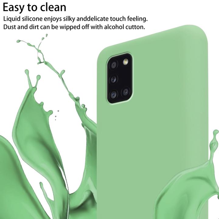 Actual product image Cadorabo TPU Cover Mobile Phone Chain Liquid (Samsung Galaxy A31)