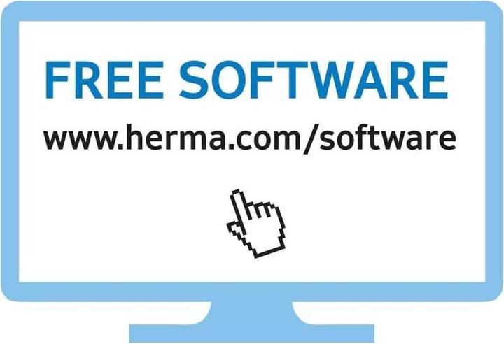 Produktbild HERMA Transparente Etiketten A4