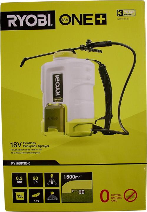 Actual product image Ryobi RY18BPSB-0 (15 l)