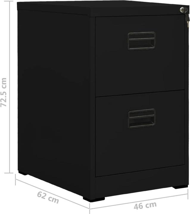 Produktbild vidaXL Aktenschrank (46 x 62 x 72.5 cm)