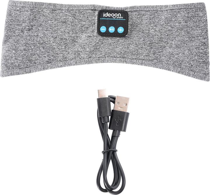 Actual product image Ideoon Kopfhörer-Stirnband, Bluetooth 5.4, Freisprecher & Sprachsteuerung, grau (13 h, Wireless)