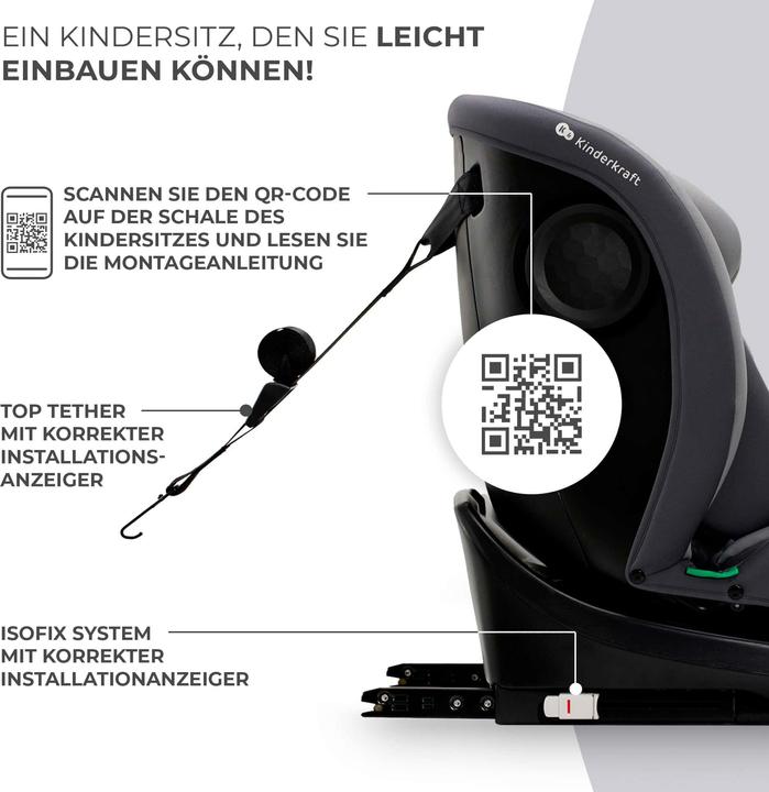 Productafbeelding KinderKraft I-Grow (Reboarder, ECE R129/i-Size standaard)