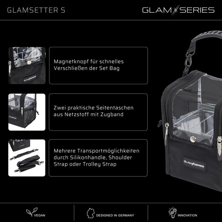 Produktbild Wiltec GlamSetter S 175x165x230mm Polyester Vinyl Tasche Make-up Tasche