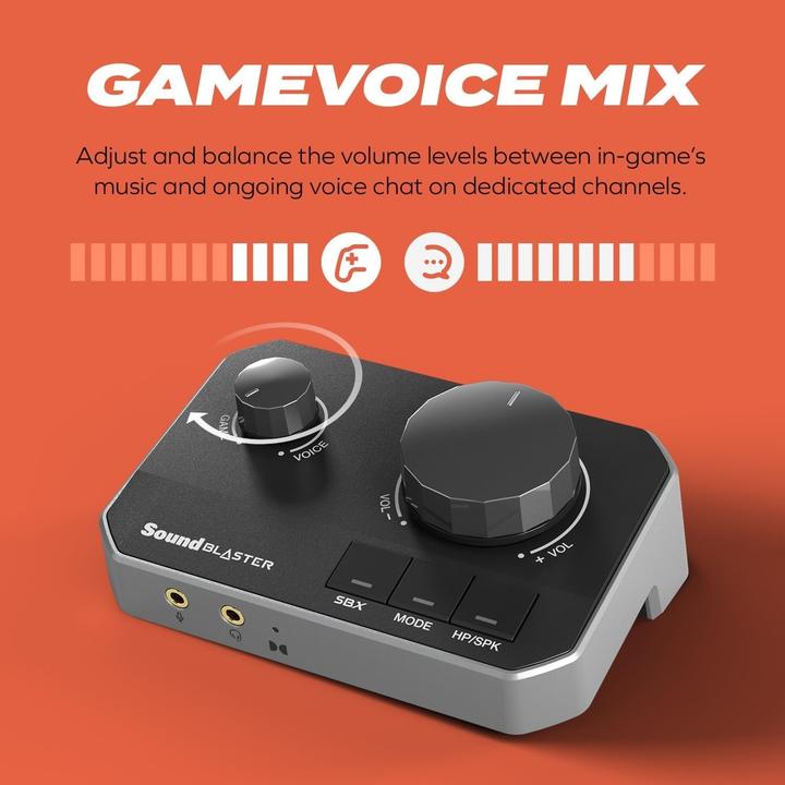 Actual product image Creative Sound Blaster G8 (USB-C)