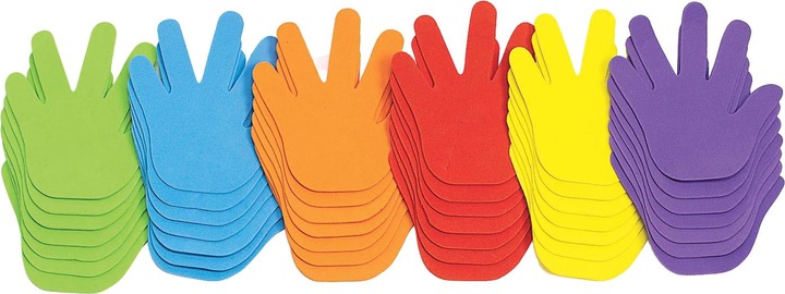 Actual product image Colorations Happy Hands foam moulds, 150 pieces.