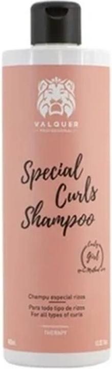 Actual product image Valquer Professional Special Curl Shampoo for Curly Hair 400ml - Sulfate Free, Salt Free, Vegan (400 ml, Liquid shampoo)