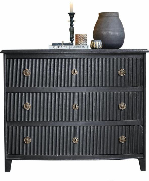 Produktbild Loberon Kommode Boissiére antikschwarz (105 x 50 x 88 cm)