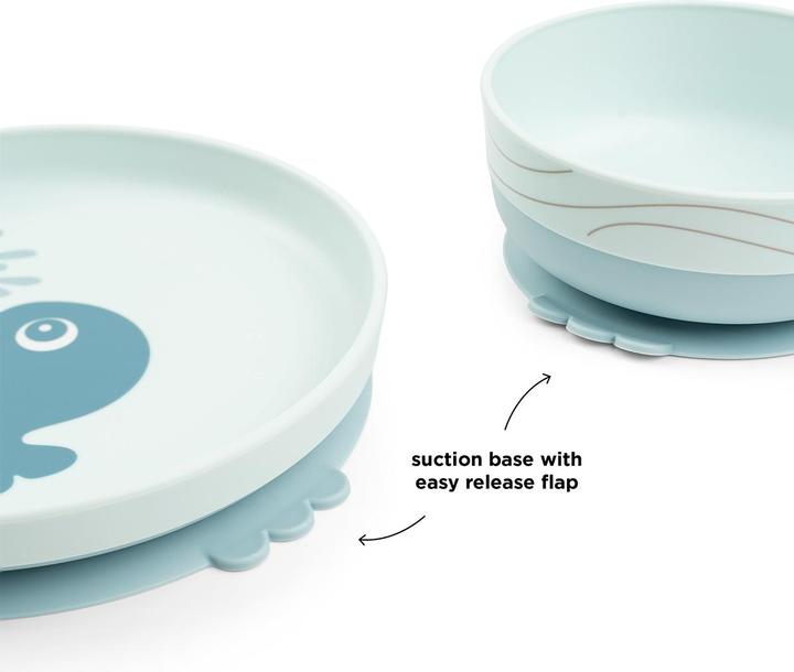 Actual product image Done by Deer Tableware set Foodie Wally Blue