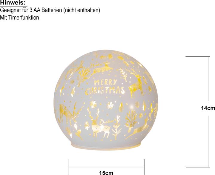 Produktbild Star Trading Glas Decoration MerryX-mas