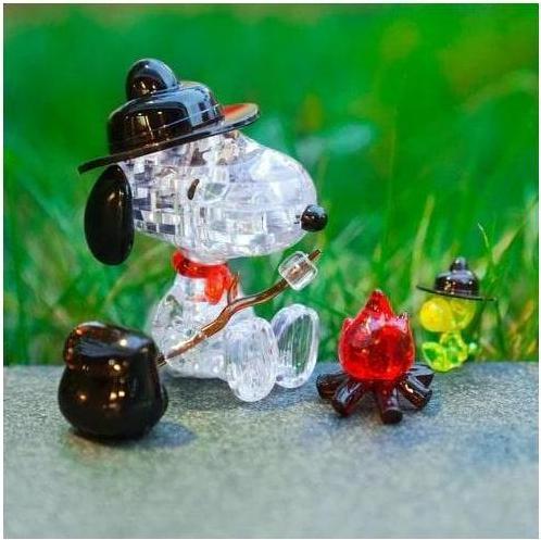 Image du produit HCM Kinzel Crystal Puzzle - Snoopy Camping (43 pièces)
