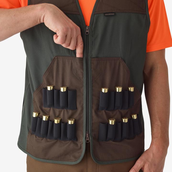 Actual product image Solognac Hunting waistcoat 100 small game hunting two-coloured (XXL)