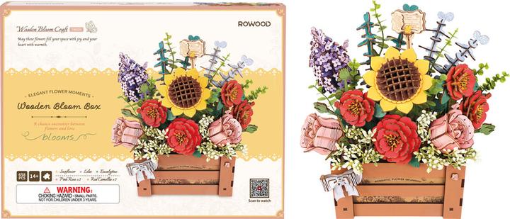 Image du produit Robotime Modellbausatz 'Wooden Bloom Box'