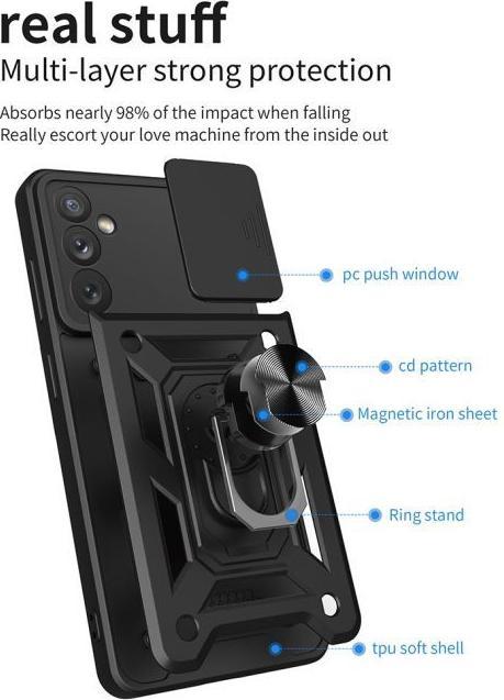 Actual product image MU Classic Kickstand Slide Cam Series (Samsung Galaxy A34 5G)