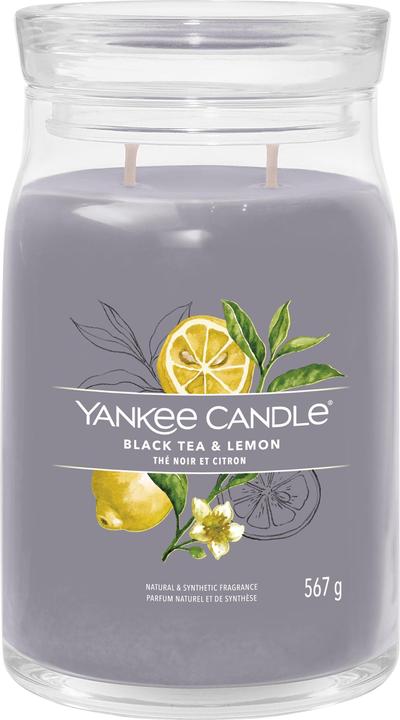 Productafbeelding Yankee Candle Duftkerze Black Tea & Lemon Signature Large Jar