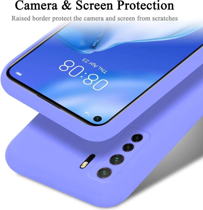 Immagine prodotto Cadorabo Custodia per Huawei P40 LITE 5G / NOVA 7 SE TPU Liquid Silicone Case (Huawei Nova 7 SE, Huawei P40 Lite 5G)
