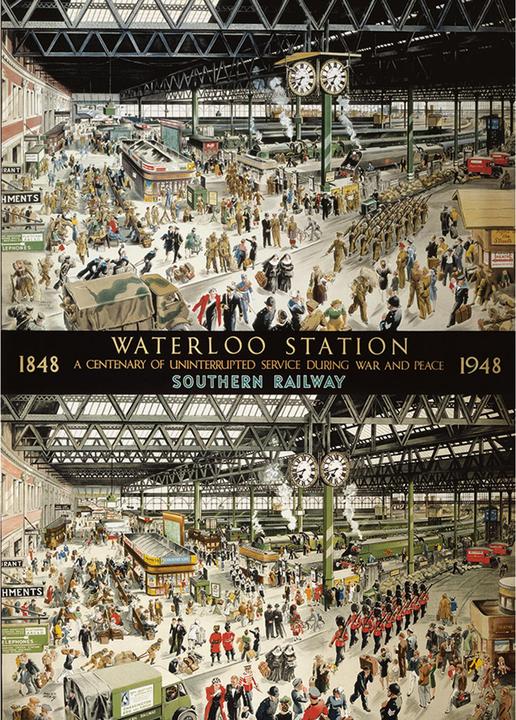 Actual product image Gibsons Puzzle 1000 Waterloo Station G3 (1000 pieces)