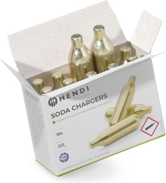 Produktbild Hendi Soda (CO2) Kapseln 10 Stk. / KT