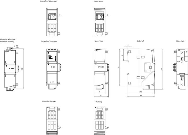 Produktbild Siemens S7-1200 Communication Processor CP1243-1