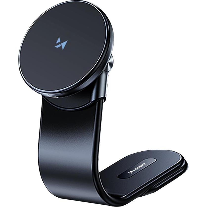 Wozinsky WCZ2Y2S Magnetic Car Holder with 15W MagSafe Inductive Charger for Car Cockpit - Black, Adattatore per auto, Nero