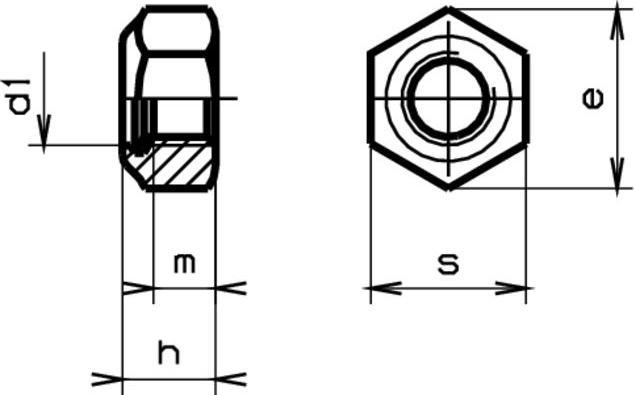 Actual product image BestaPac Sicherungsmutter rostfrei M10