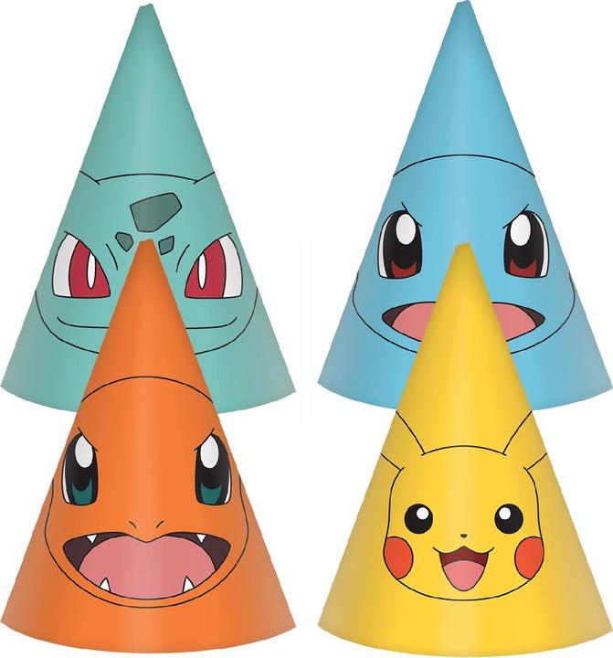 Actual product image Amscan Party hat Pokemon (8 pcs.)