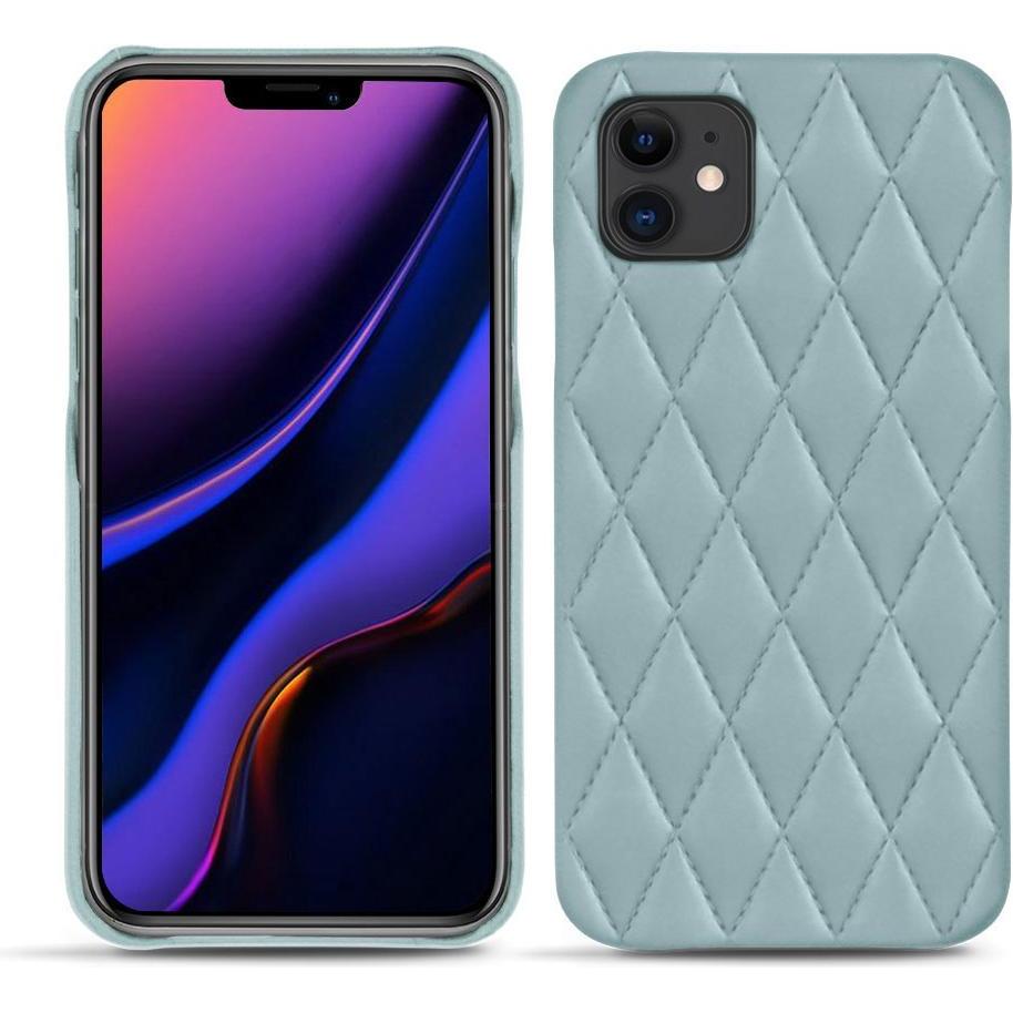 Noreve Lederschutzhülle (Apple iPhone 11), Smartphone Hülle, Blau