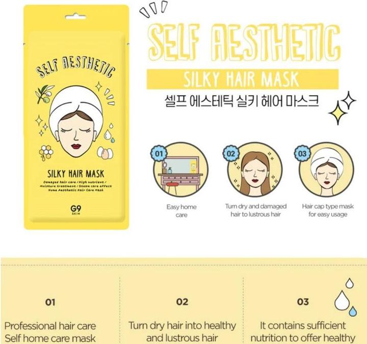 Immagine prodotto G9 Skin Maschera Autoestetica Per Capelli Setosi (12 ml)