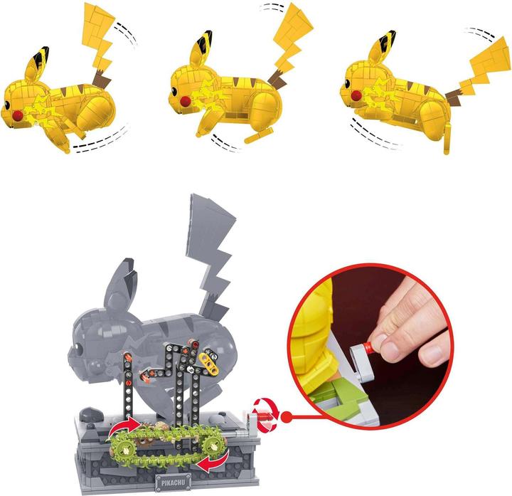 Actual product image Mega Construx Pokémon Motion Pikachu