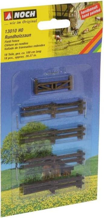 Produktbild Noch 13010 H0 Rundholzzaun Bausatz