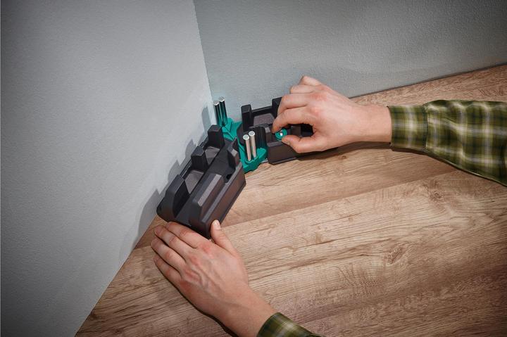 Immagine prodotto wolfcraft 1 set di montaggio per battiscopa