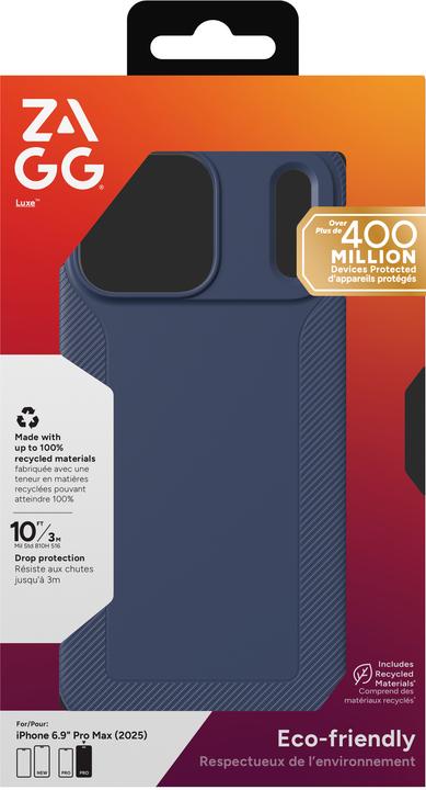 Produktbild Zagg Case für Apple iPhone 17 Pro Max Luxe Snap navy (Apple iPhone 17 Pro Max)