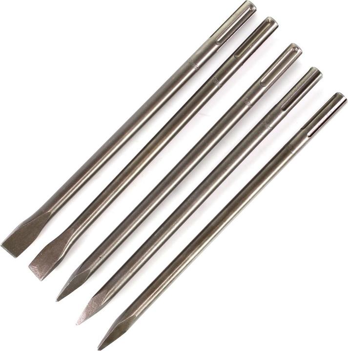 Actual product image Makita SDS Max D-40618 5-piece chisel set for SDS-MAX hammer (400 mm)