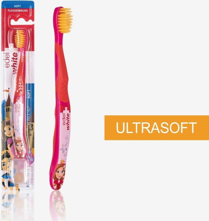 Produktbild Edel + White Kinderzahnbürste Ultrasoft (Extra weich, 1 x)