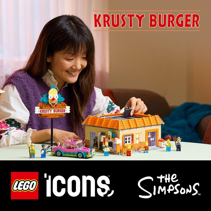 Image du produit LEGO The Simpsons: Krusty Burger (10352, LEGO difficiles à trouver, LEGO Icons)