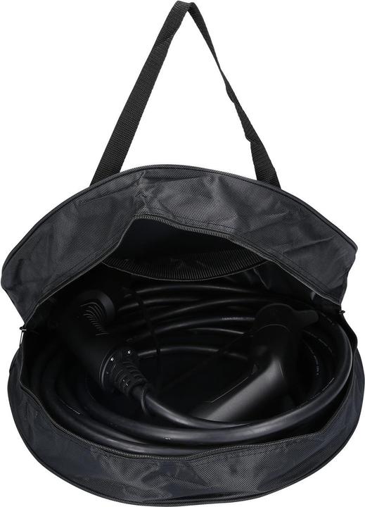 Image du produit KS Tools Sac de rangement efuturo, pour câble de chargement, noir.