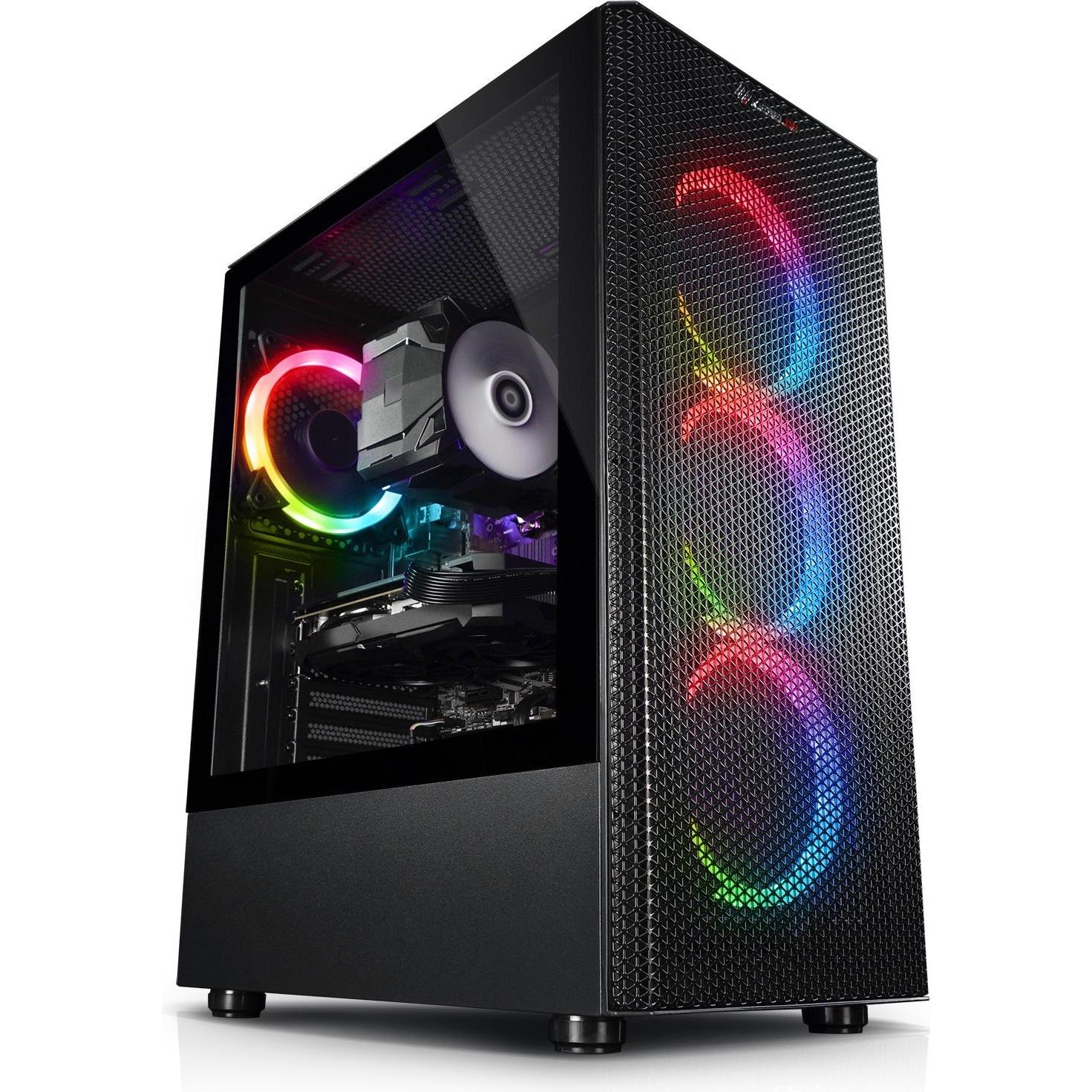 Kiebel Raptor 10 (Intel Core i5-10600KF, 32 GB, 1000 GB, GeForce RTX 3060), PC, Schwarz