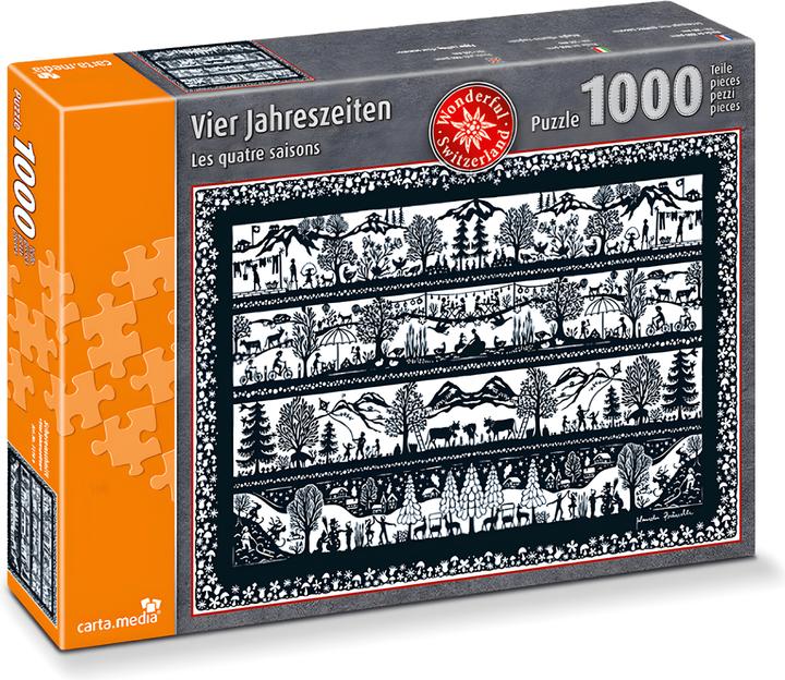 Immagine prodotto Vita alpina - Silhouette (1000 pezzi)