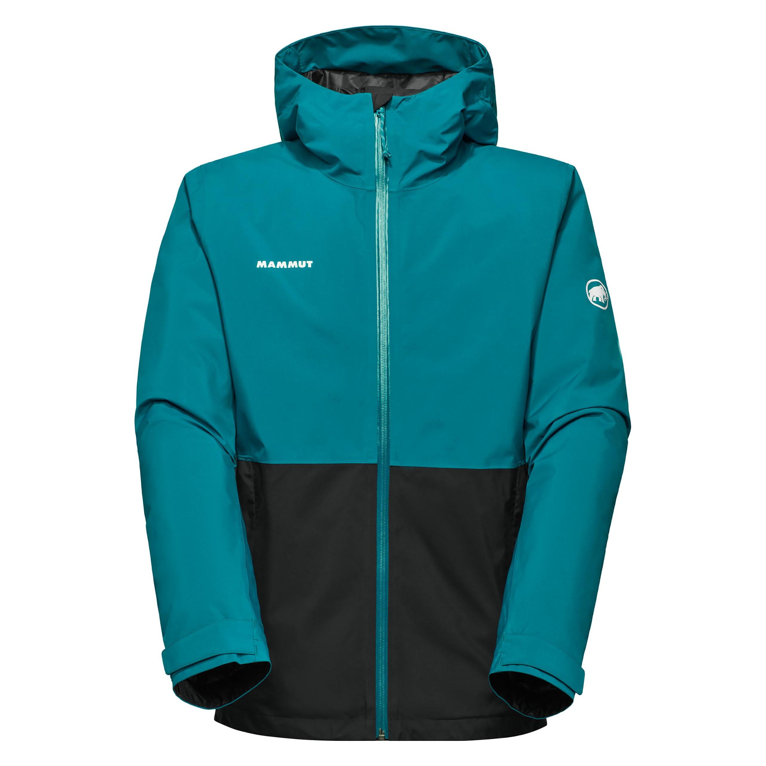 Mammut, Herren, Outdoorjacken, Linard Hs Thermo Hooded Jacket Men, Isolierte Hardshell Jacke (S), Türkis, S
