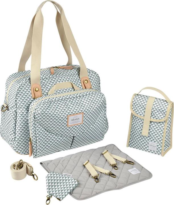 Image du produit Beaba Geneva II Sac à langer "PLAY PRINT" sauge