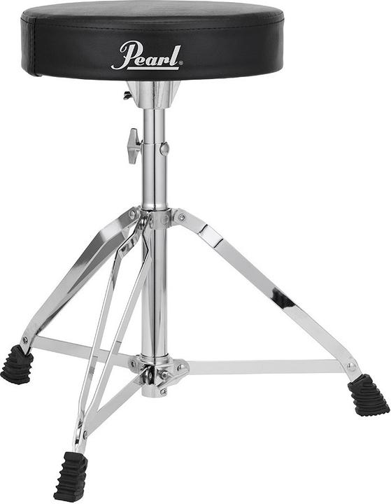 Immagine prodotto Pearl Sgabello per tamburo con sedile rotondo in vinile D-50 (Poltrona del batterista)