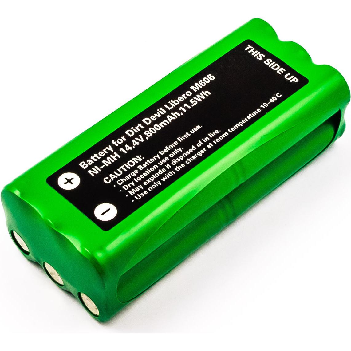 CoreParts MicroBattery MBVC0001 Nickel Metall-Hydrid 800mAh 14.4V Wiederaufladbare Batterie, Staubsauger Roboter Zubehör...