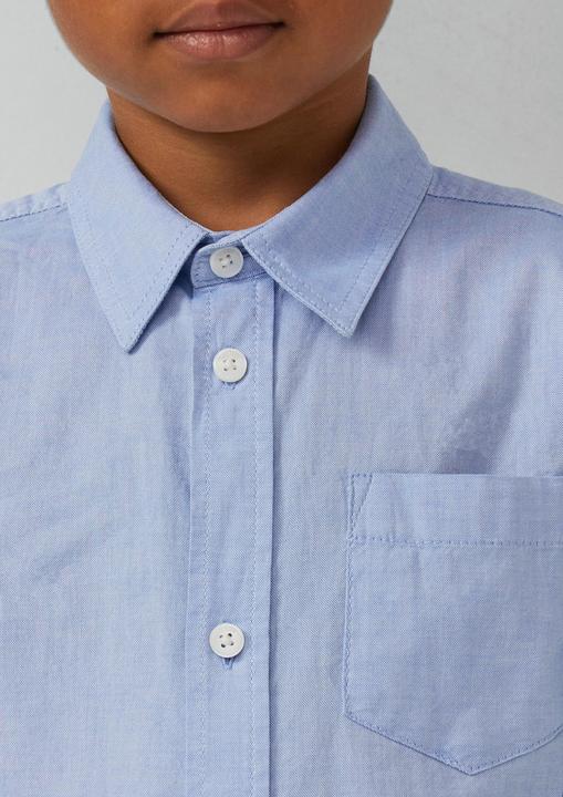 Immagine prodotto s.Oliver Hemd Baumwollhemd aus Chambray mit Brusttasche (116, 122)