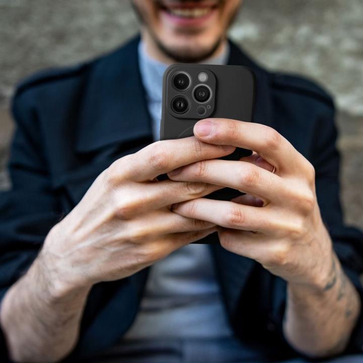 Produktbild OEM Back panel cover SILICONE MAG COVER case compatible with MagSafe for IPHONE 12 Mini black (Apple iPhone 12 mini)