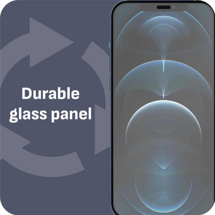Produktbild Cazy Schutzglass Kompatibel mit iPhone 12/12 Pro Tempered Glass Hülle Kompatibel - 2 Stück (2 Stk., Apple iPhone 12, Apple iPhone 12 Pro)